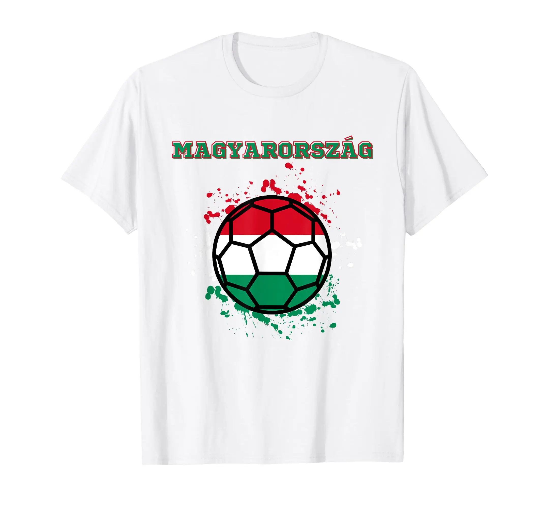 

100% Cotton Hungary Soccer Hungarian Flag Fan Jersey T-Shirt MEN WOMEN UNISEX T Shirts Size S-6XL