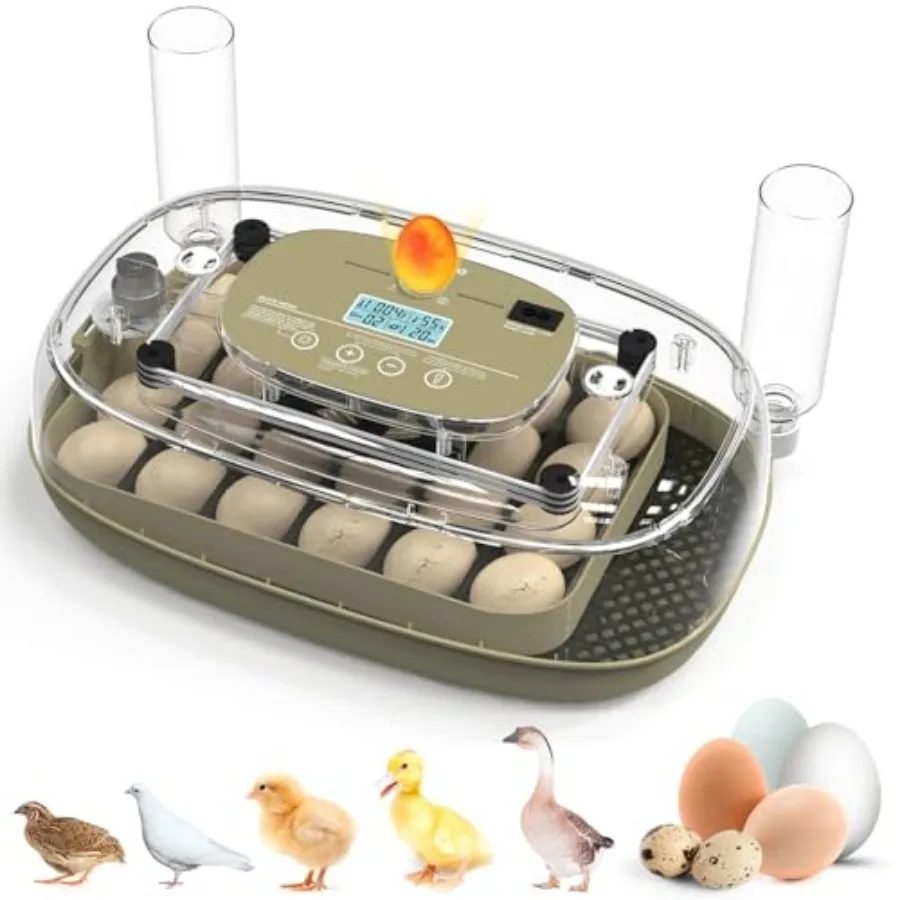 Egg Incubators Incubator for Hatching Egg Incubator for Lab Home Farm with Automatic Egg Turning for Chicken Ducks Goose Quail