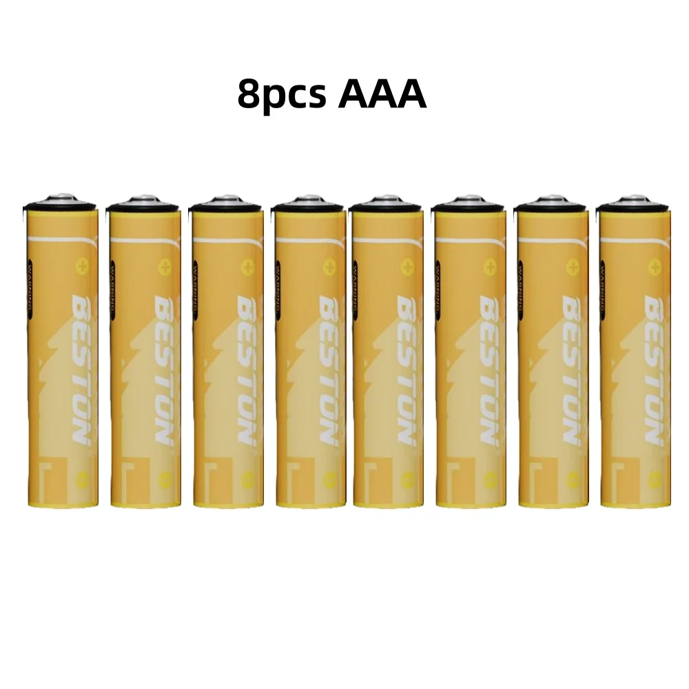 8-slots 1,5 V slimme AA/AAA lithiumbatterijladerbehuizing Snel opladen batterijlader Slim oplaadcompartiment