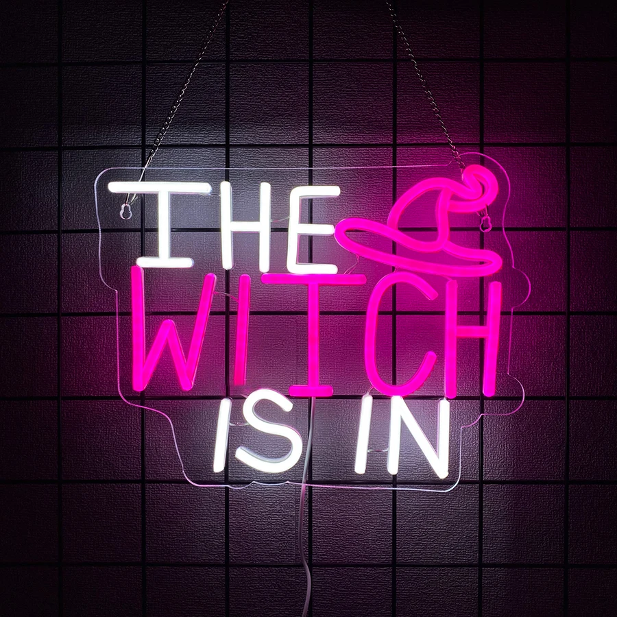 Boo Witch Led Neon Sign, Used  - Party Games Best review and price