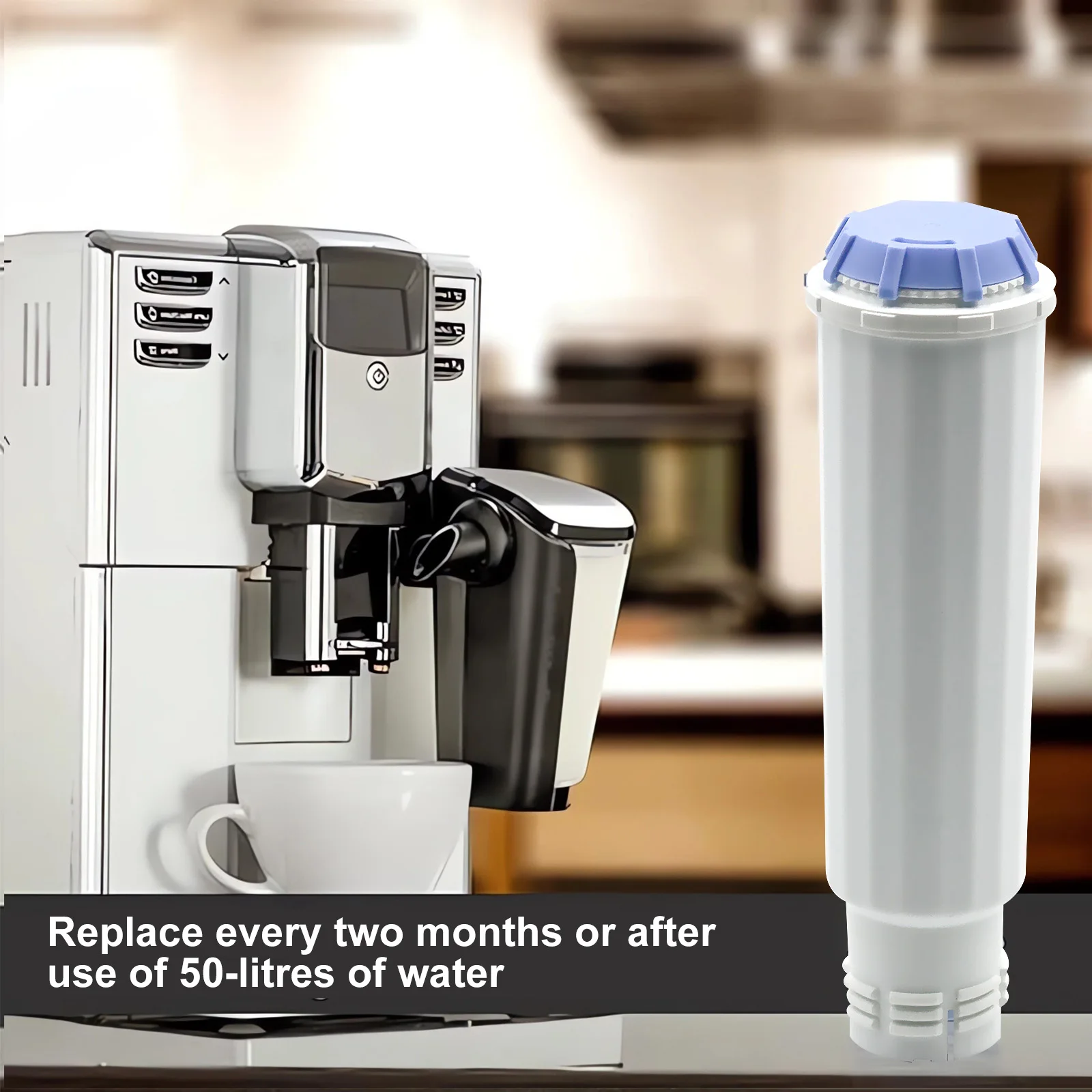 Cartuchos de filtro de agua para cafetera Melitta/Krups Claris F088 F088 01/Siemens TCZ60003 /AEG/Neff/Bosch TCZ6003, 10-1 Uds.