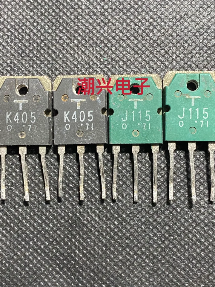 100% Original disassembly 1pair 2SK405 2SJ115(1pcs K405 + 1pcs