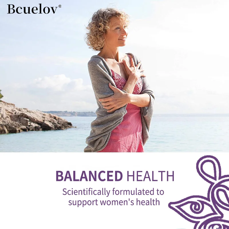 Mood Balance Supplement for Women\'s Health- Supports Relaxation, Relieves Menopausal and Menstrual Discomfort Capsules, Non-GMO