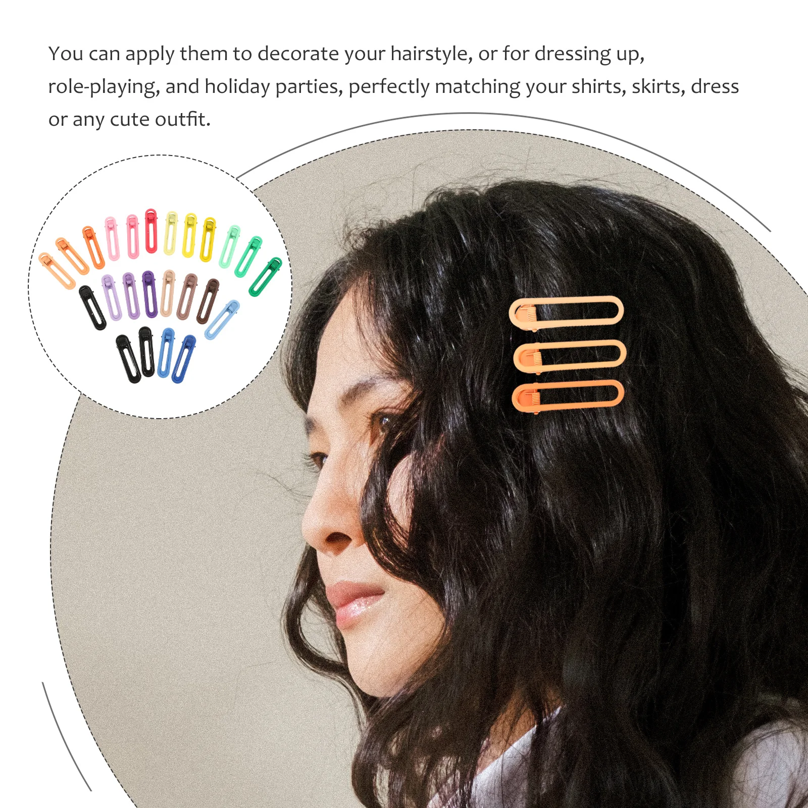 

Набор из 24 разноцветных заколок для детей: большие заколки-невидимки, милые заколки для волос для праздничных нарядов, маленькие заколки для малышей