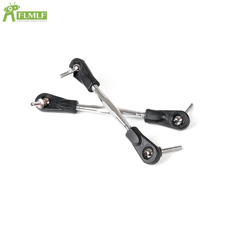 Plastic Steering Turnbuckle Tie Rod 2pcs Fit for 1/5 HPI ROFUN BAHA ROVAN KM BAJA 5B 5T 5SC Rc Car Toys Games Parts