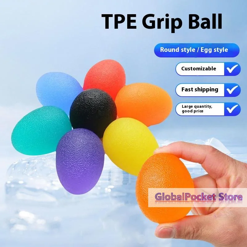 5cm Hand Exercise Ball Grip Ball Finger Strengthener Exerciser Grippers Toy Strengthening Massage For Training Wrist Forearm
