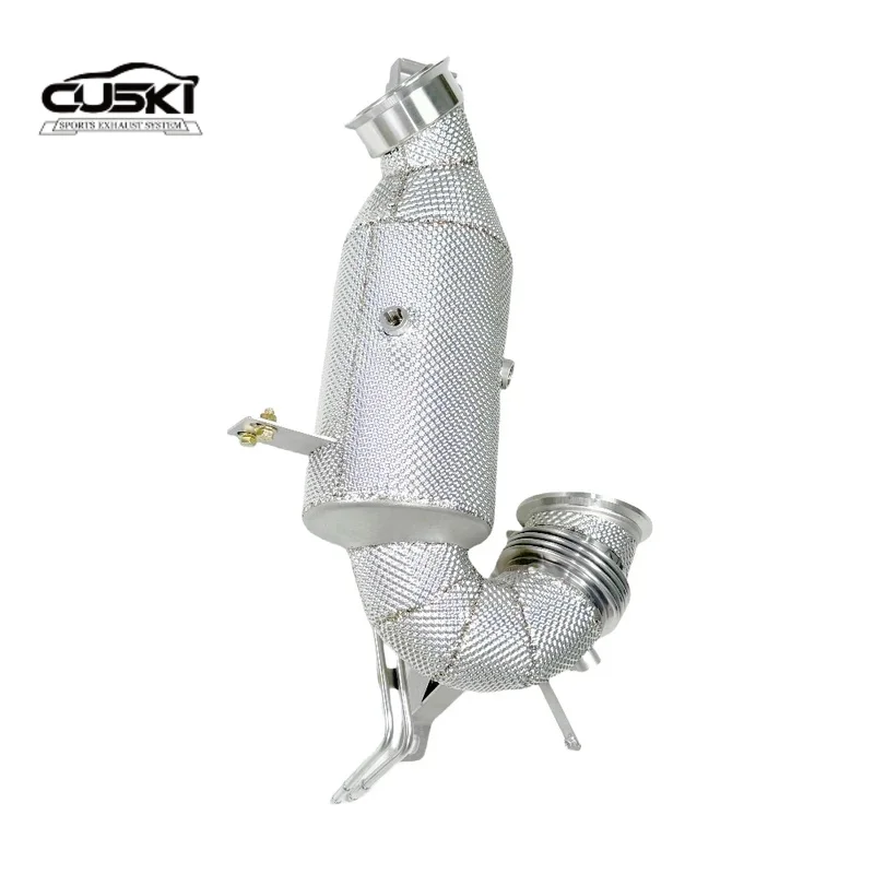 

Stainless steel automotive exhaust retrofit accessories suitable for 2024 Mercedes Benz AMG CLE53 3.0T exhaust manifold downpipe