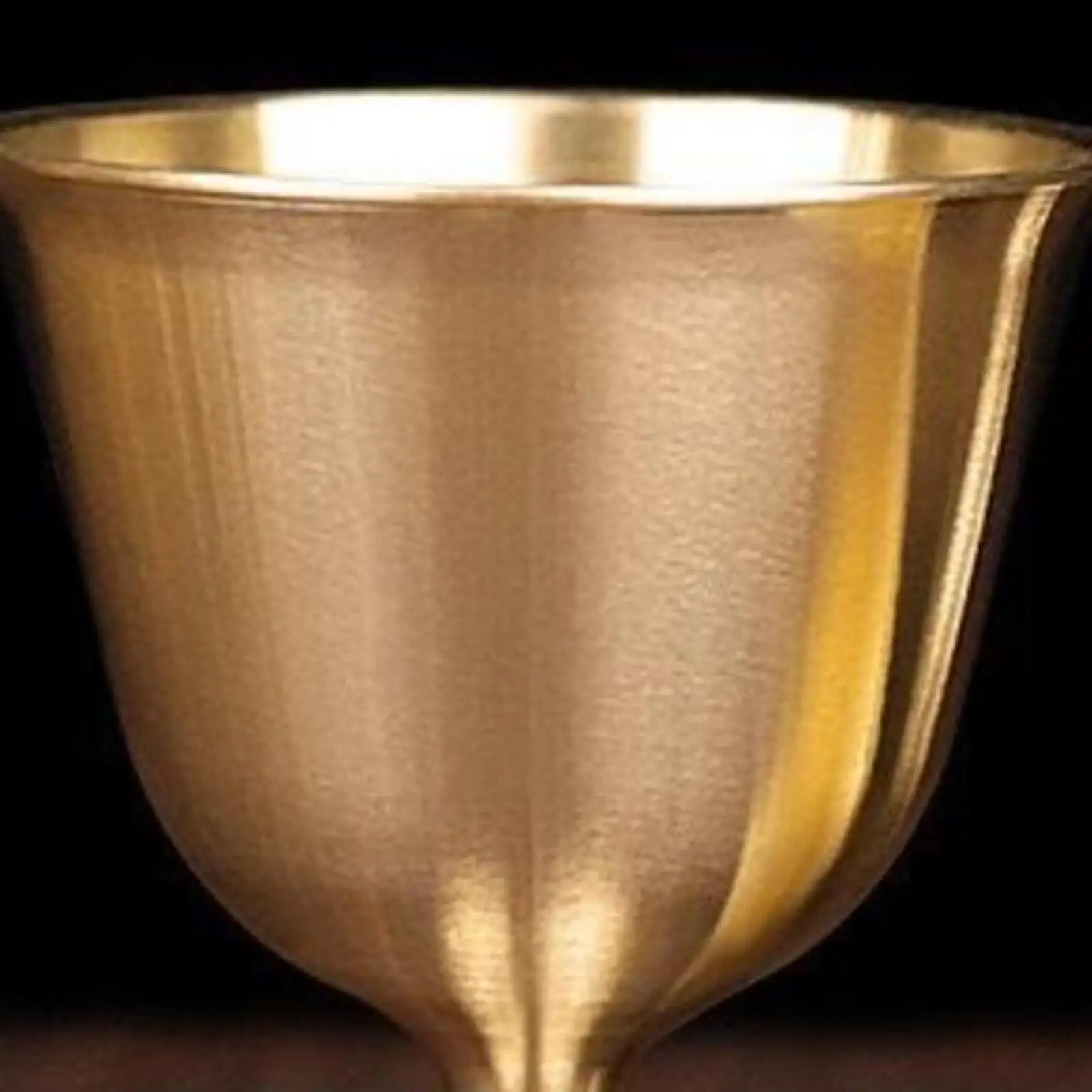 Fine Polished Copper Wine Goblet Tumbler Cup for Wedding Party Buddha Worship Home Bar