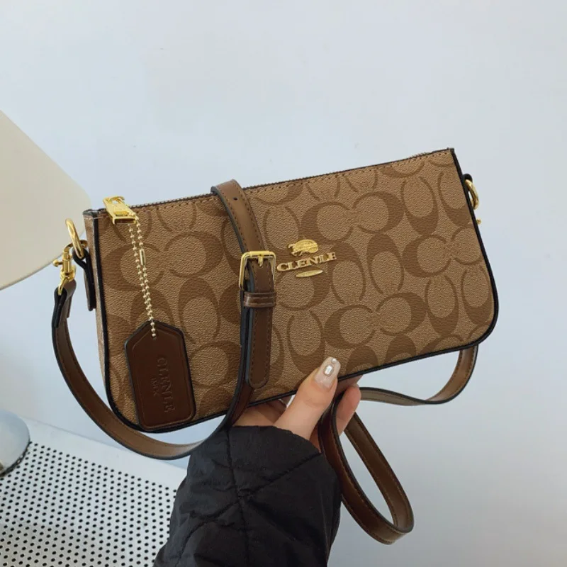 

​ ​ Роскошная женская дизайнерская сумка, новая высокотекстная сумка подмышками, универсальная модная сумка через плечо из мягкой кожи