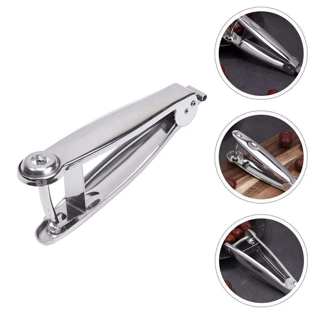 Red Date Core Remover Stainless Steel Portable Fruit Nucleus Removing Tool for Jujube Pitting Kitchen Supply Multi-Functional