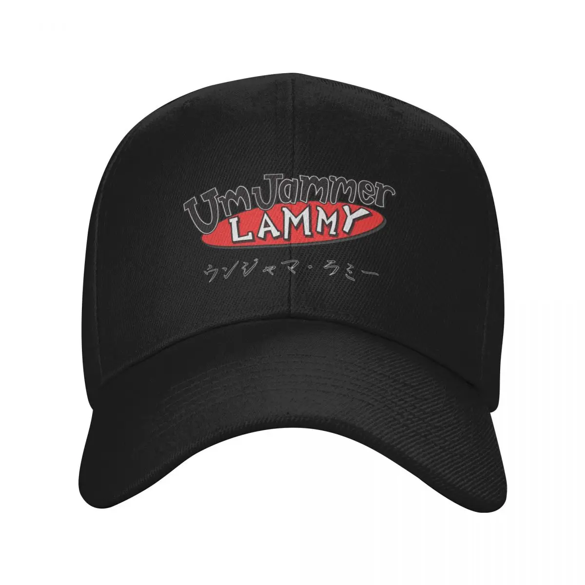 Um Jammer Lammy Japanese Text Baseball Cap Hood Luxury Brand Man Women's