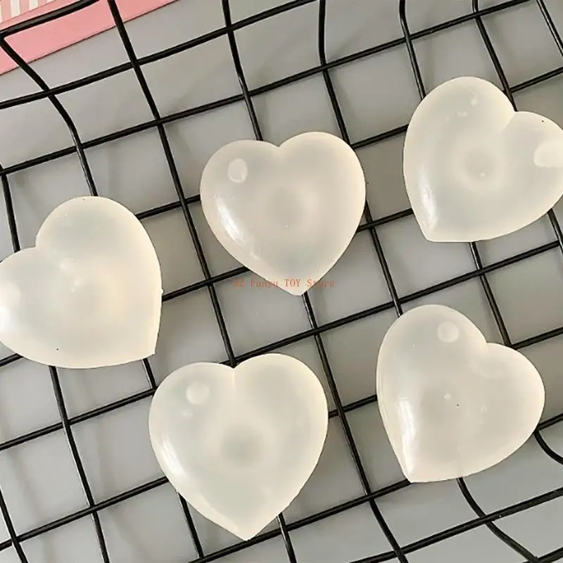 96gc Kinder Farbe ändern Herz Dekompress Spielzeug Squeeze Angst Spielzeug Antistress Prise Toy Stress Relief Toy Bag Füllstoffe