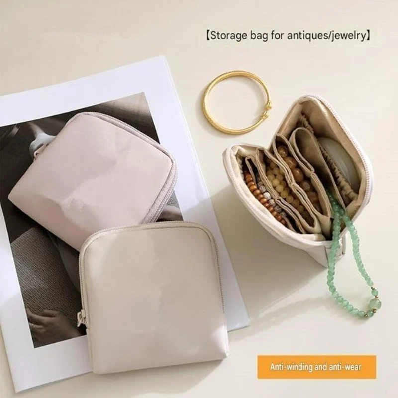 1pcs Jewelry Bag Portable Earrings Ring Necklace Bracelet Special Box Cultural Playthings Jewelry Box mini Jewelry Storage Bag