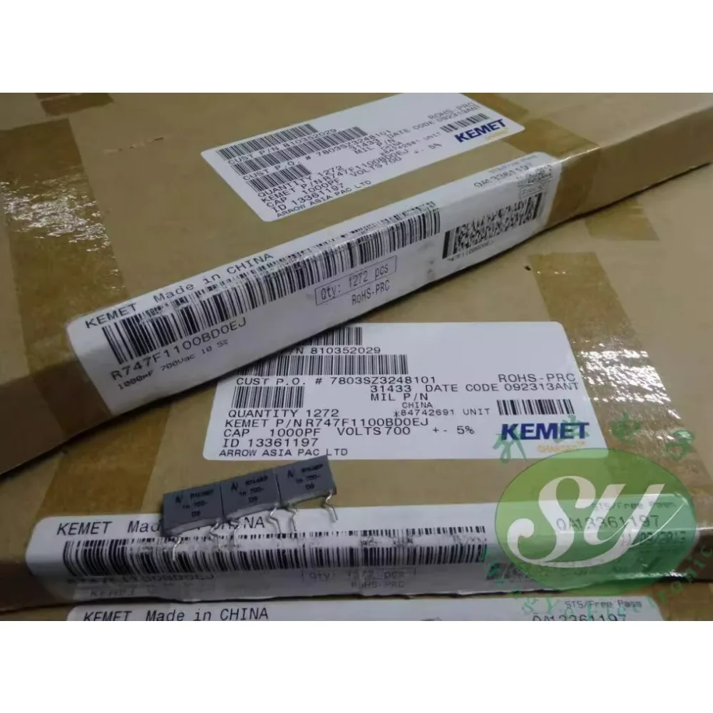 

20PCS MKP R74 0.001uf/700VAC 1.0nf 1000pf 1n0 102 Brand new 10mm film capacitor