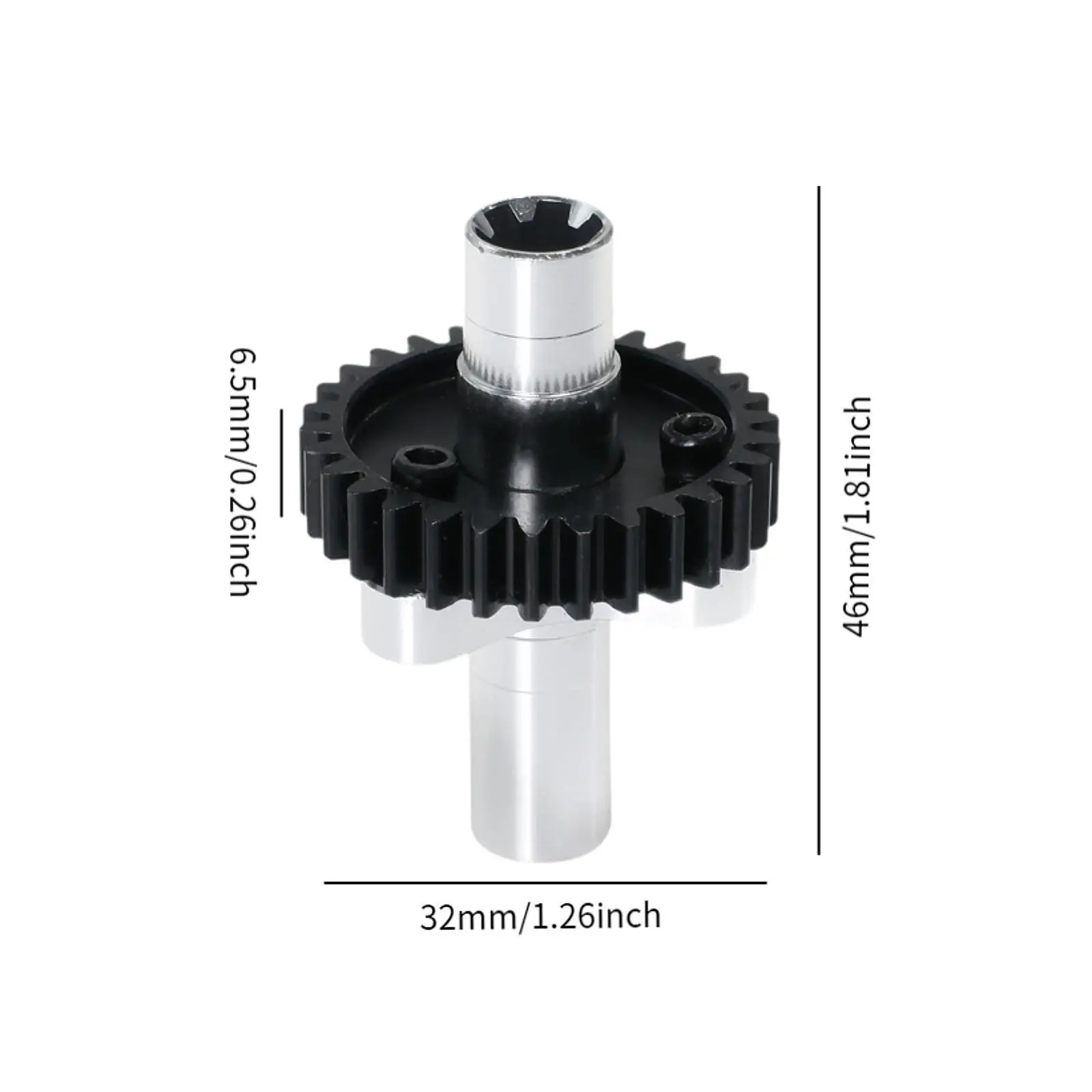 RC Car 30T M1 Spur Gear with Slipper Clutch Upgrade Part Replacement for 1:10 3S BL 4x4 RC Crawler Car Practical Easy to Install