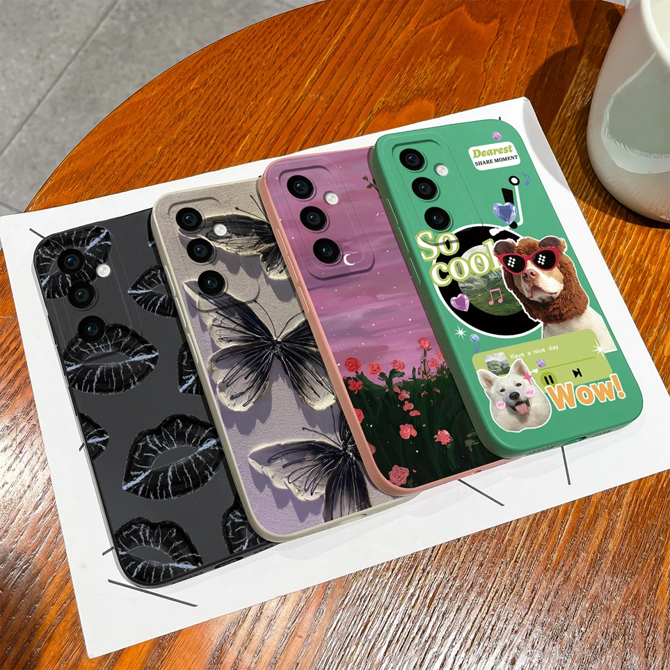 Case For Samsung Galaxy S24 S24+ S24FE S24Ultra Cat Soft Durable Back Cover For SamsungS24 Pro Cases S24 FE Funda S22Plus Coque