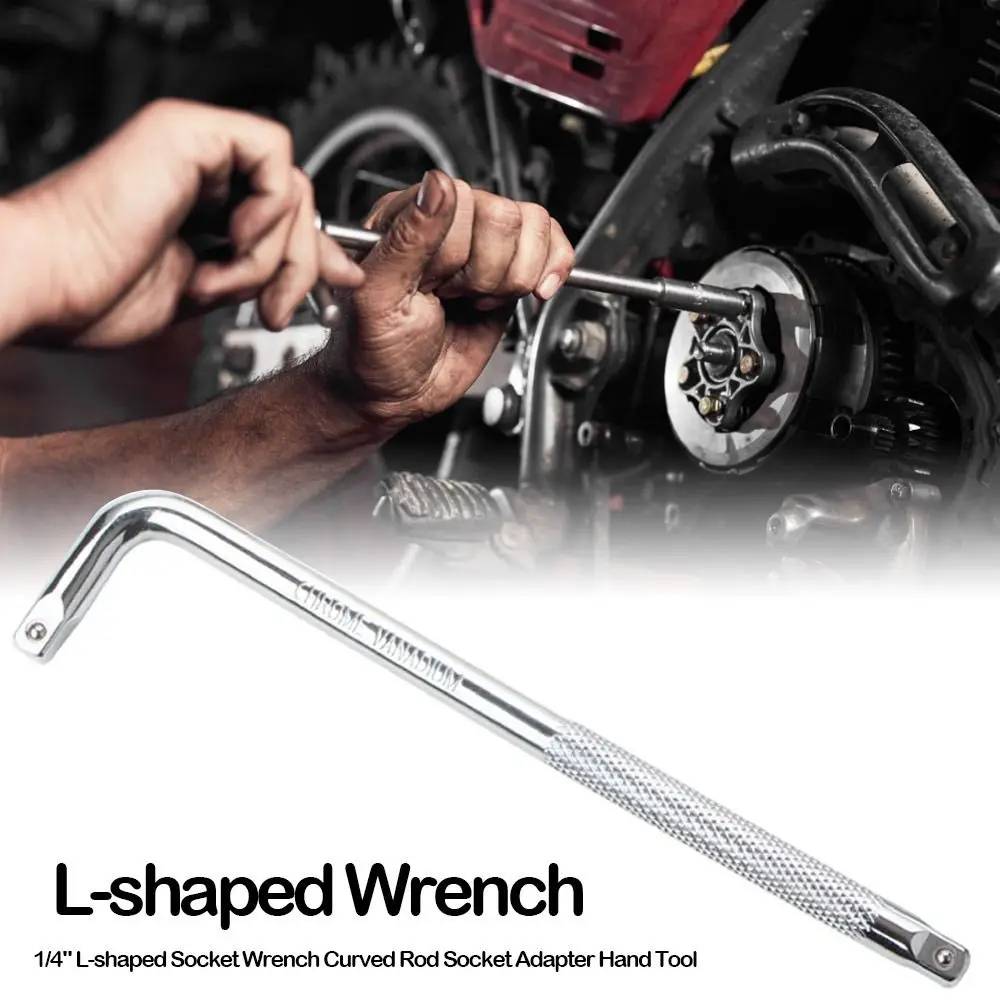 Square Interface L-shaped Wrench Durable High Torque 1/4\