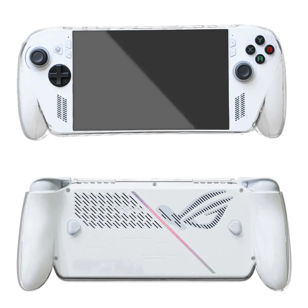 

Transparent Handheld Game Console Case for Ally X, Soft Anti-Slip Protective Cover