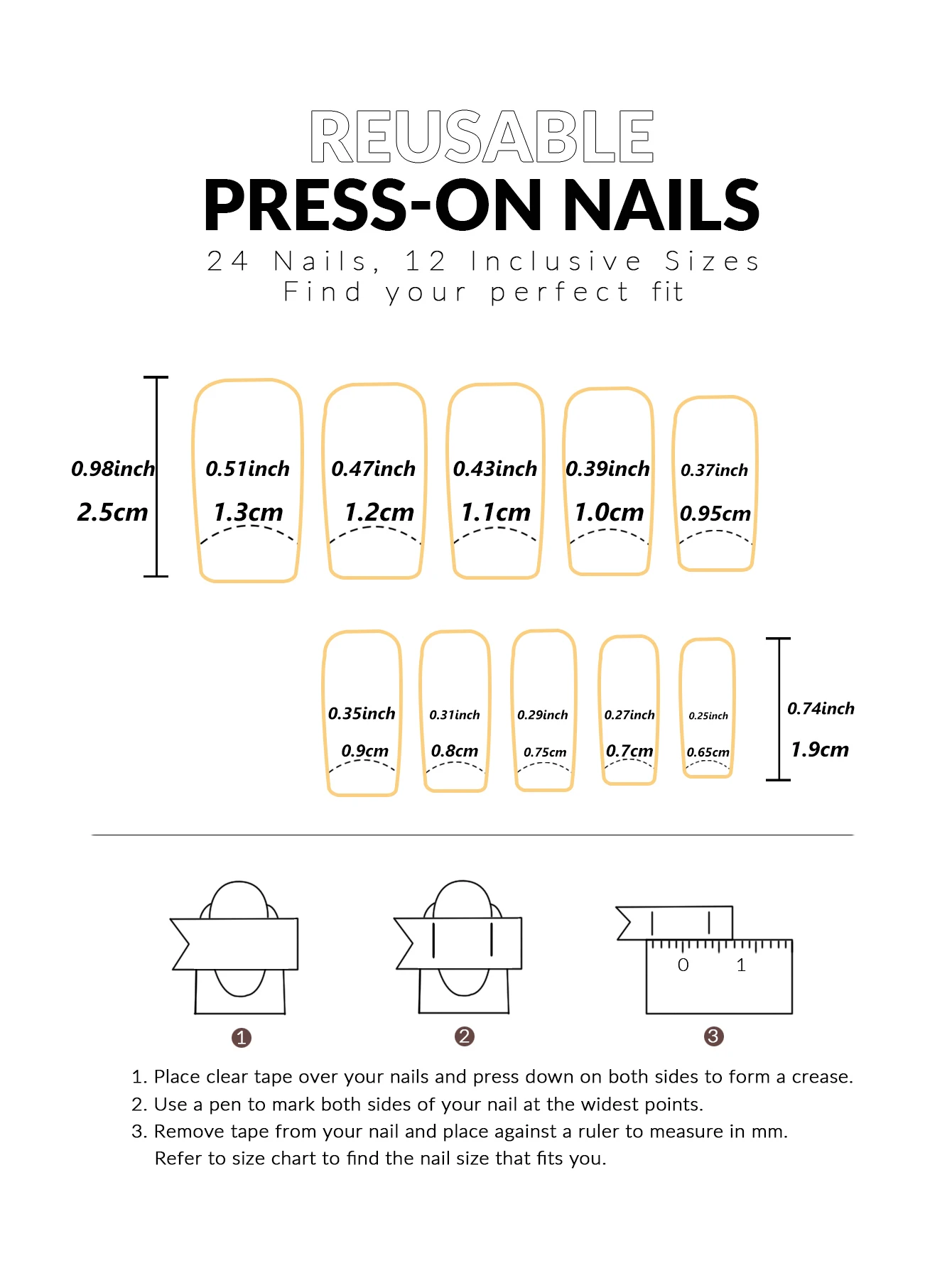 24pcs Medium Coffin Blue Full Cover Fake Nail Set Floral Press On Nails Sakura Design Nail charms Flower For Girl Women Gift