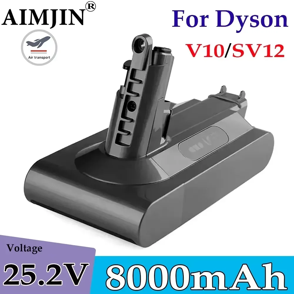 

V10 battery 8000mAh 25.2V For Dyson SV12 Battery Absolute Animal Li-ion Vacuum Cleaner Rechargeable BATTERY SV12