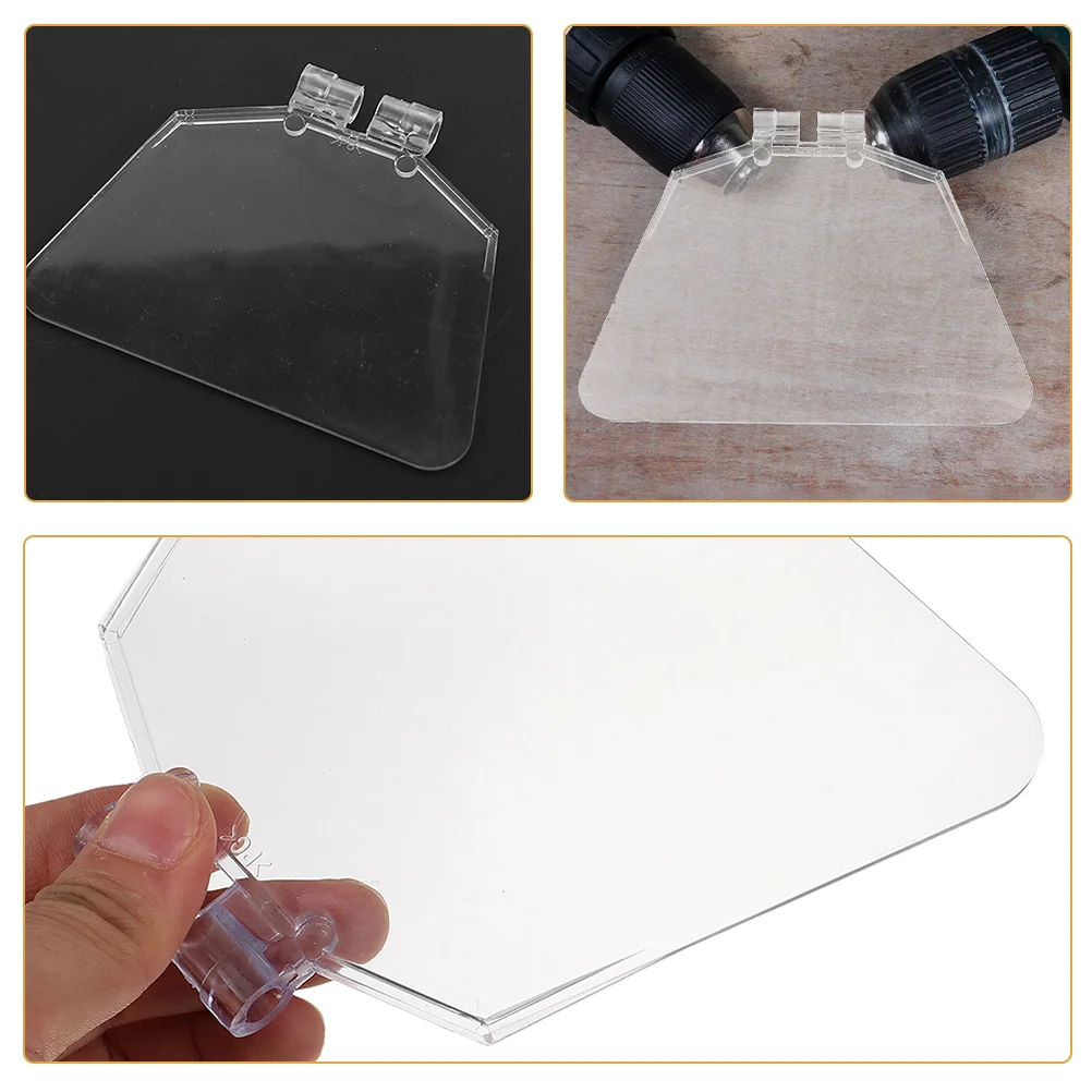 4 Pcs Grinder Accessories Plastic Bench Guard Device Eyeshield Replacement Kit Grinders Goggles Cover