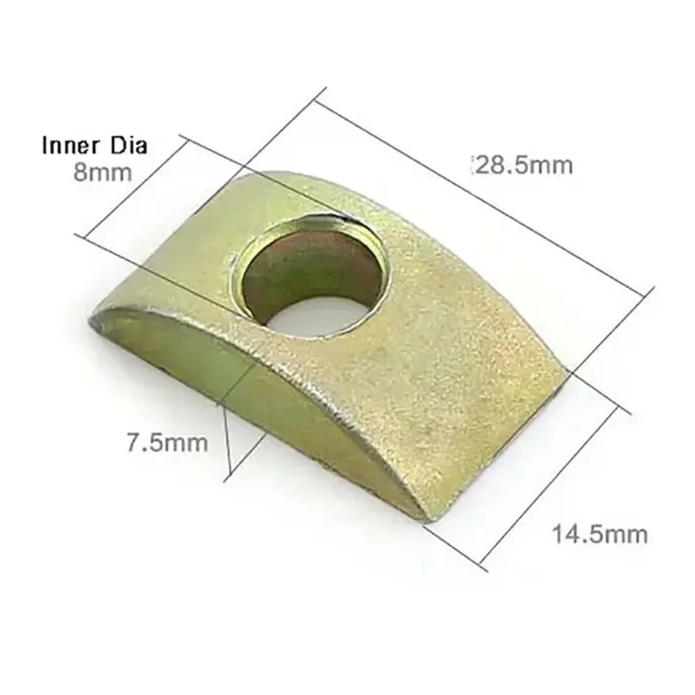 Crescent Nut Washers Furniture Washer Fittings For DIY Projects Easy To Use Essential Accessory Long-lasting Performance
