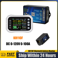 Battery Monitor Bluetooth KH110F DC 0-120V 100A Battery Tester Voltage Current VA Battery Coulomb Meter Capacity Indicator