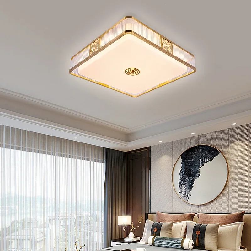 Modern Top Grade Ceiling Light Neo-chinese Style Full Spectrum Eyeshadow Bedroom Villa Ceiling Light Indoor Lighting 천장등 FYCL