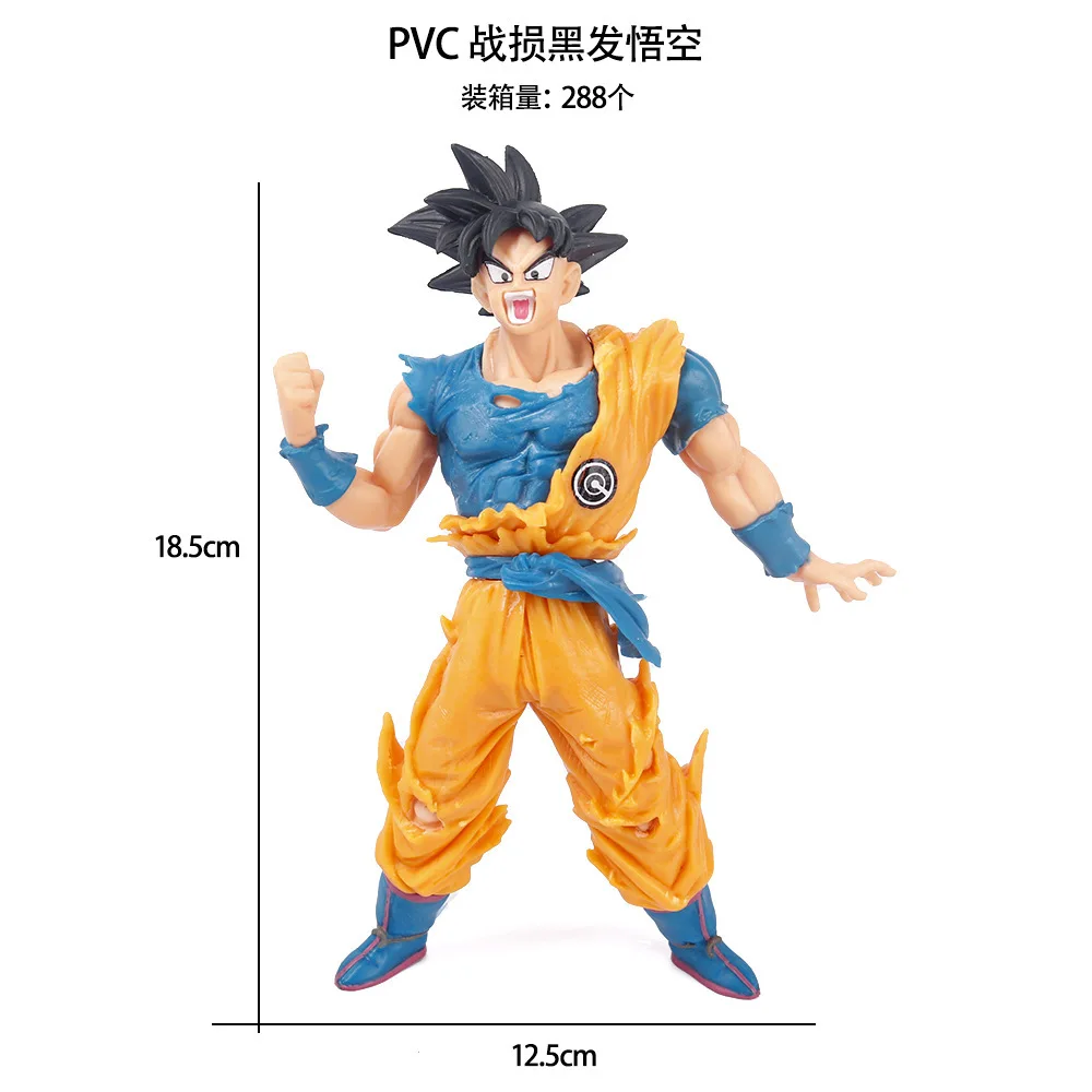 Dragon Ball Super Saiyan Goku Vegetto Gogeta Broli Statue Action Figurine Desk Collectible Anime Model Toys Figures Gift 18.5cm