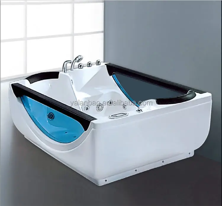 2 Person Indoor Massage  Bubble Jets Hot Tub With Light