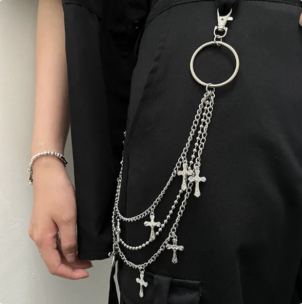 

ZML men's trouser chain waist decorative women's accessories chain chain