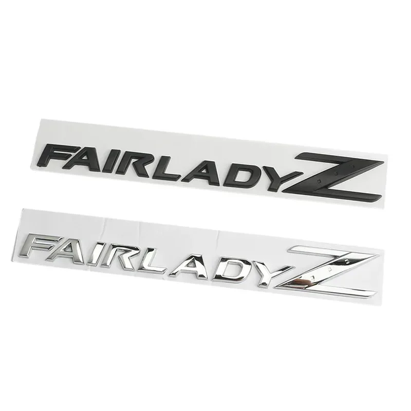

3D Letters Fairlady Z Logo Rear Boot Trunk Emblem Badge For Nissan Nismo 350Z 370Z Z33 GTR Side Fender Car Sticker Decals