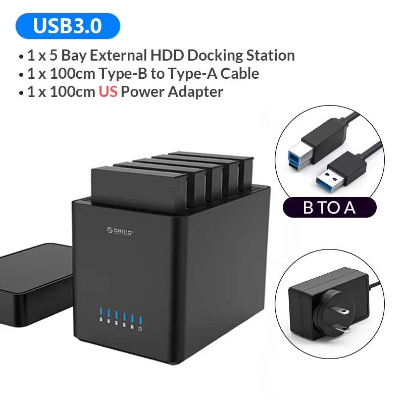 ORICO 5-Bay USB 3.0 SATA HDD Docking Station