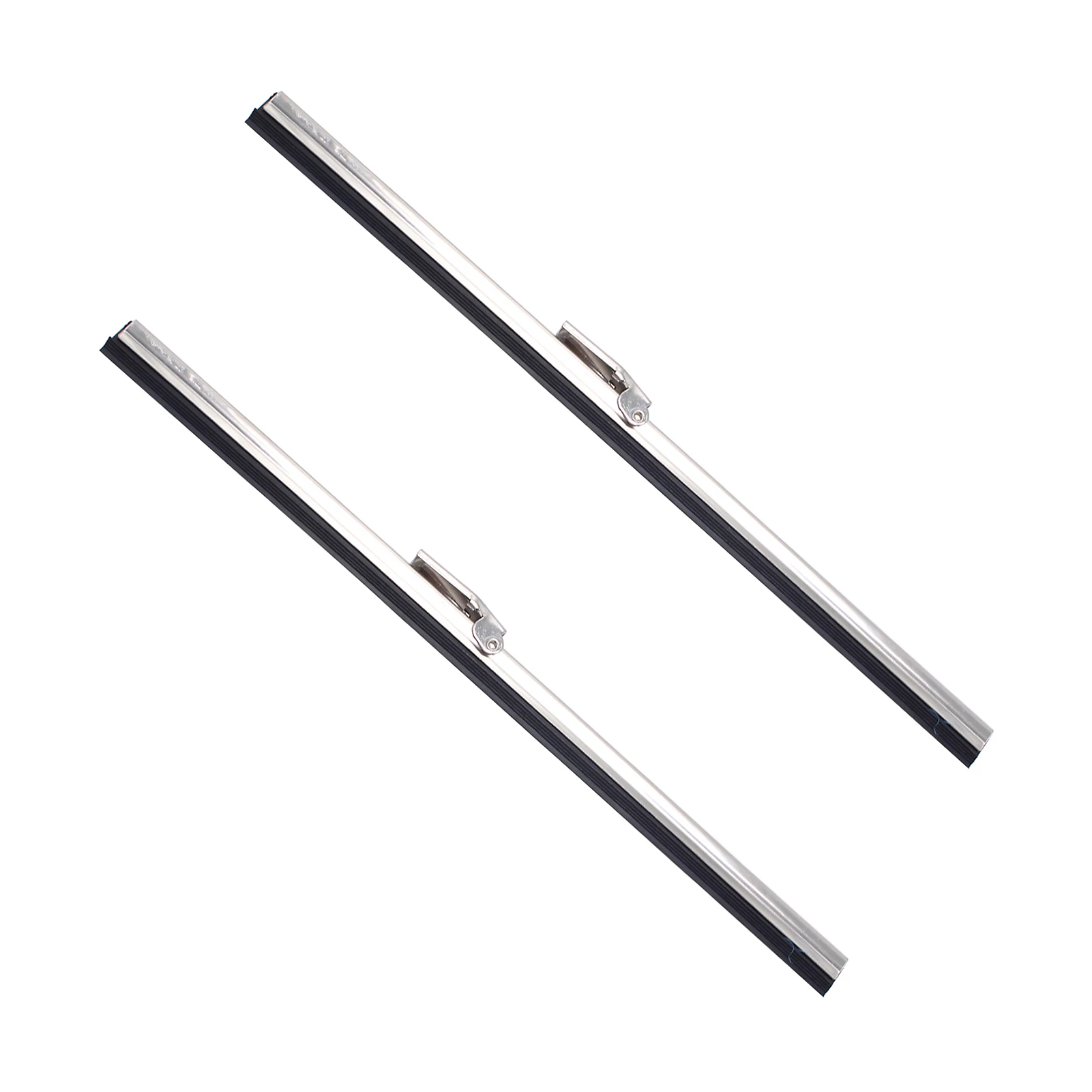 10 Inch Windshield Wipers, 2PCS Stainless Steel Wiper Blades for Car and Boat, Universal Replacement Wiper Blades
