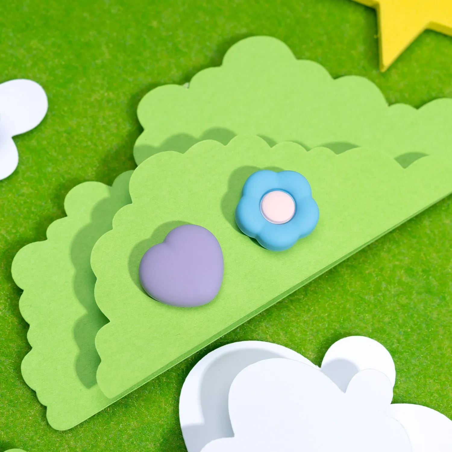 GeekShare Love Flower Thumb Grip Caps compatíveis com Nintendo Switch / Switch Oled / Switch 2