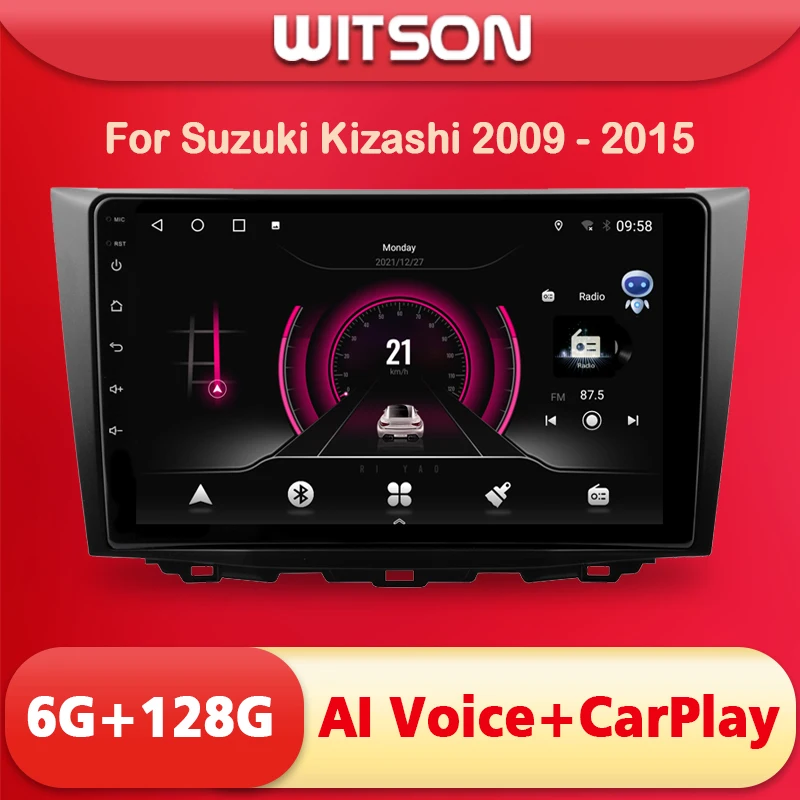 

WITSON 9 inch Android 11 AI VOICE 1 Din in Dash Car radio For SUZUKI KIZASHI 2009 2010 2011 2012-2015 Car auto stereo navigation