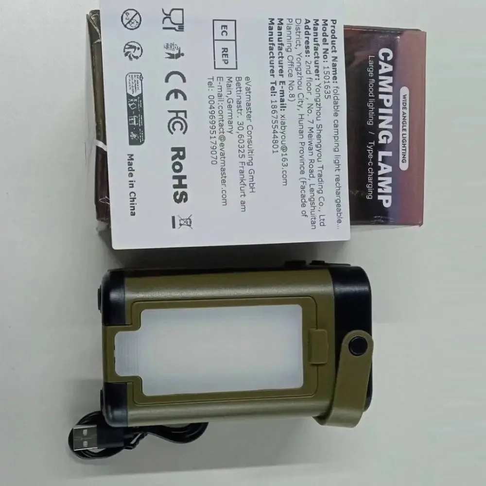 

Foldable Camping Light Power Bank Solar Camping Lantern Waterproof Portable Flashlight LED Tent Light for Camping Hiking