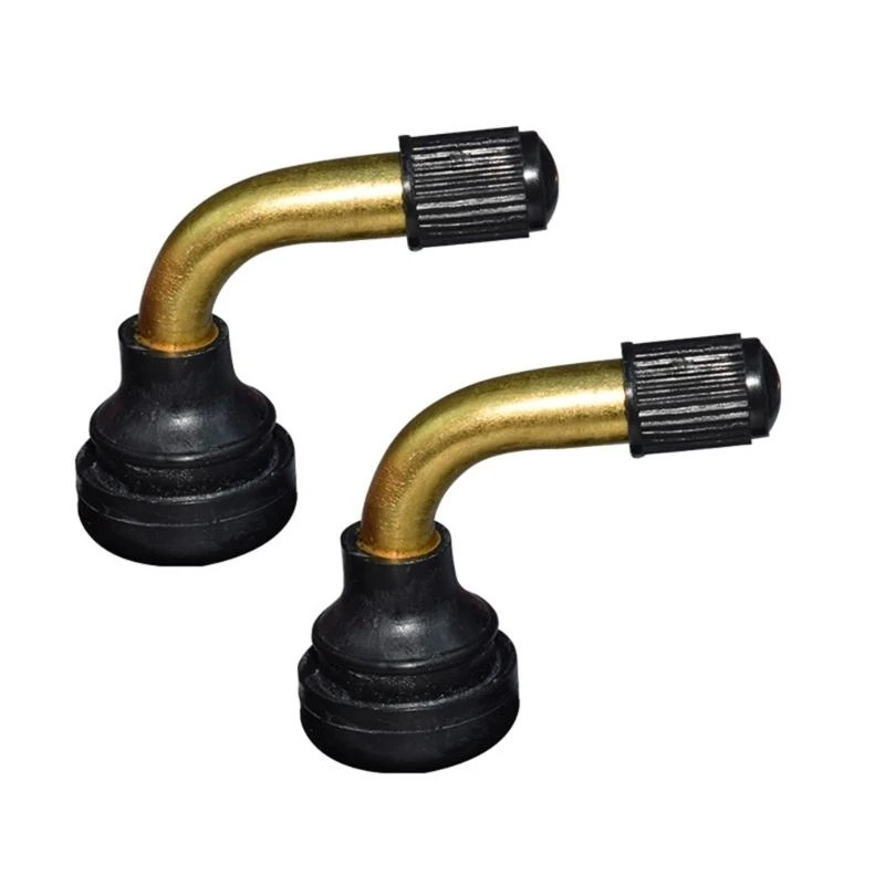 

1 Pair Tyre Valves Stem with Caps for Motorcycle Tubeless Tires PVR40 50 60 70 Tire Valves Stem Replacement Accessories