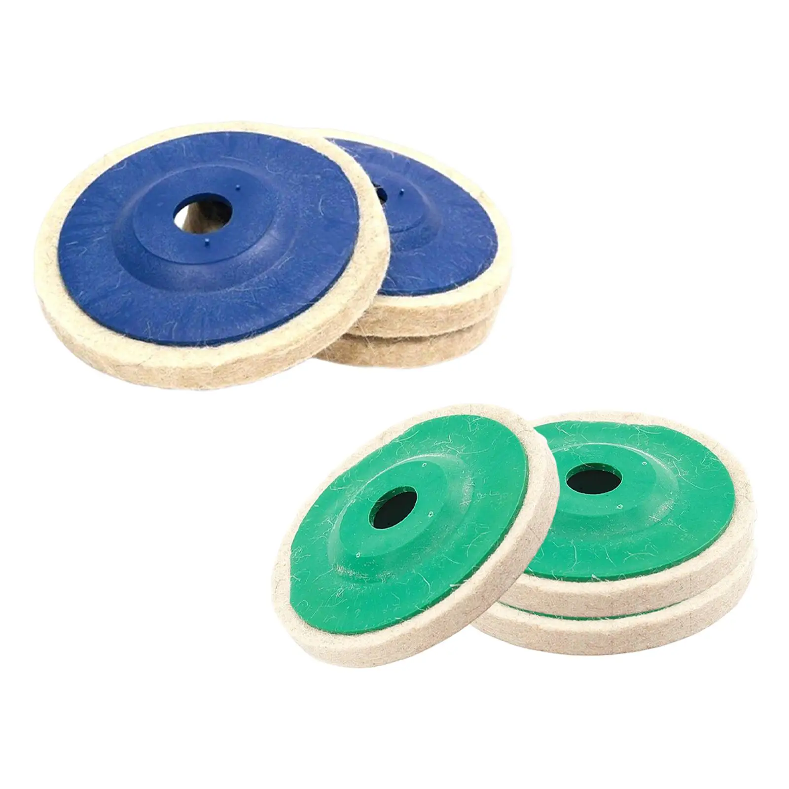

3x Felt Polishing Buffing Wheel Angel Grinder Disc Pad Wood Supplies Kitchen
