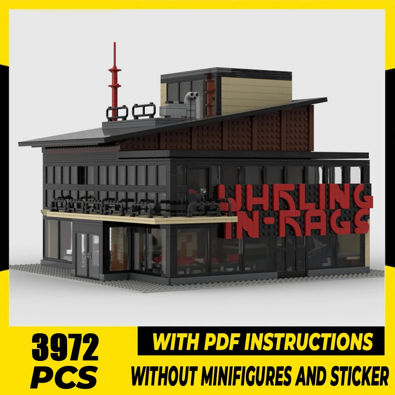 

City Street View Model Moc Building Blocks Disco Game Bricks Model DIY Assembly Construction Toy Holiday Birthday Set Gifts
