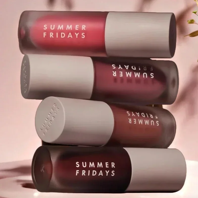 الصيف الجمعة حلم جديد زيت الشفاه البيج بلسم الشفاه السلس لينة أنبوب مرآة أحمر الشفاه لمعان مجموعة ترطيب مجموعة ماكياج شفافة #1