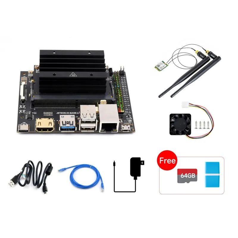 Jetson Nano Development / Expansion Kit Lite Version, Optional Jetson Nano Core Module