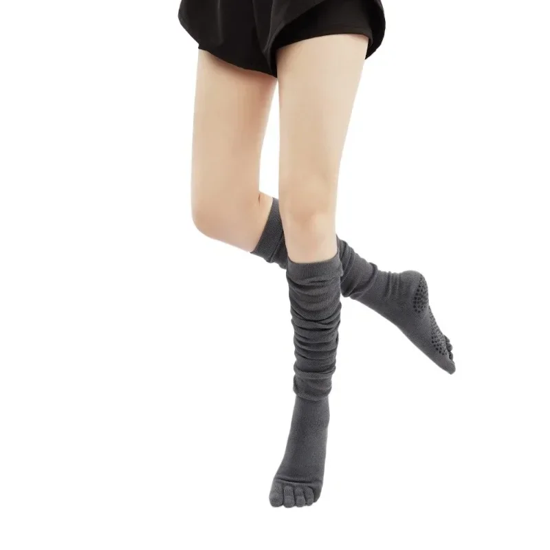 Socks Non-slip Professional Women's Long Pile Socks Calf Leg Cover Over Knee Pilates Socks Cover