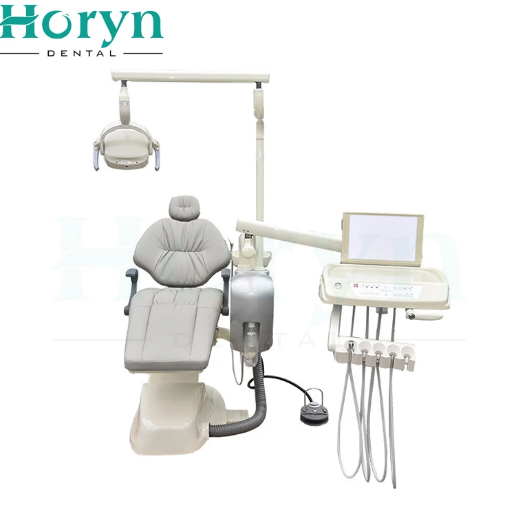 Reliable CE Complete Table Type Cheap Top Mounted den tal Chair with Big X Ray Viewer