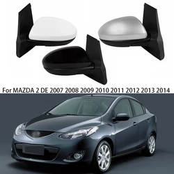 For Mazda 2 DE 2007 2008 2009 2010 2011 2012 2013 2014 Car Exterior Door Rearview Side Mirror Assy