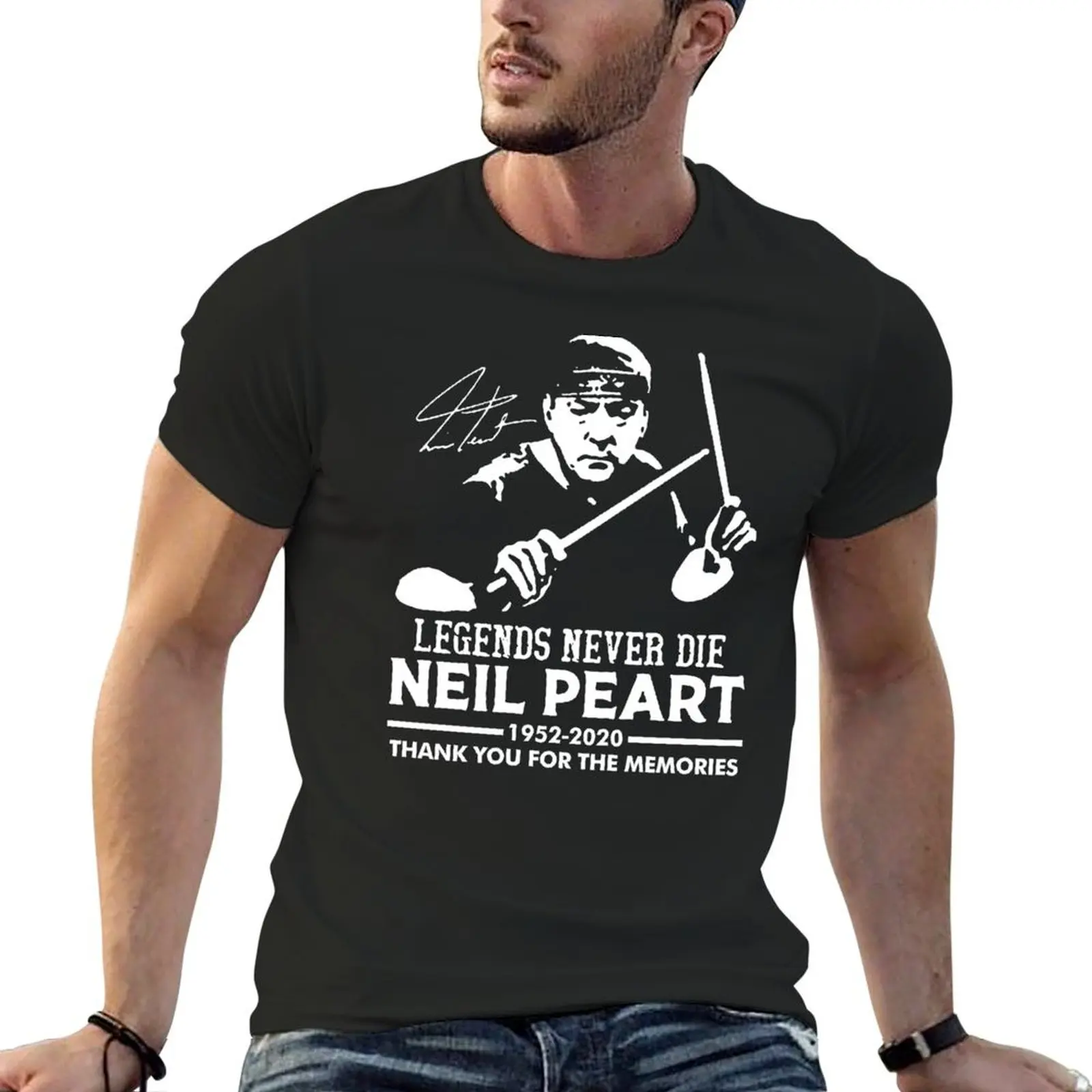 

Legends Never Die Néil Péart Signature Thank You For The Memories T-Shirt customizeds Funny t-shirts mens graphic t-shirts pack
