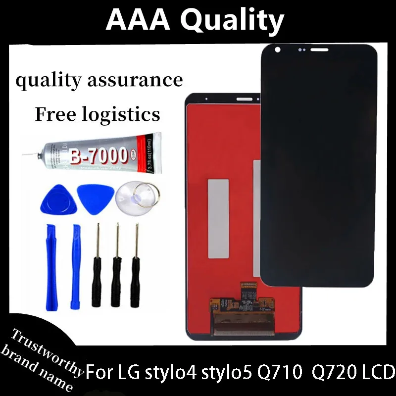 Tested 6.2 inches Display For LG Stylo 4 Q710 LCD Display Digitizer Assembly Replacement For LG Stylo 5 Q720 LCD Repair Parts