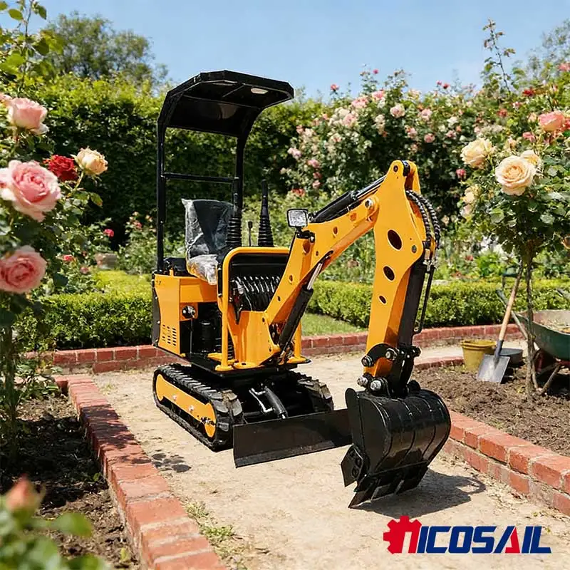 

Промышленный мини-гусеничный экскаватор — EPA и EUR5 Совместимость для небольших ферм и строительных площадок