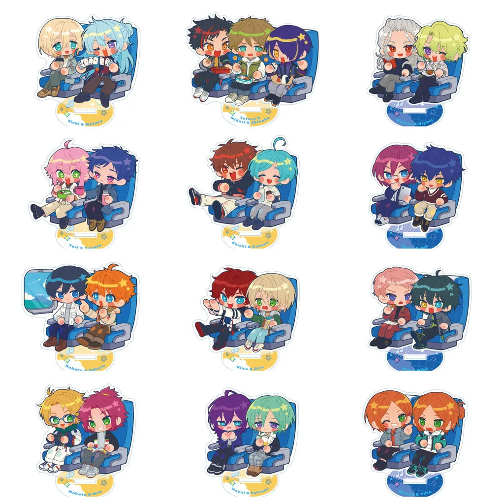 Ensemble Stars Figure Display Figures Acrylic Anime Stand Model Plate Action Ornament Accessories Desktop Ornaments Keychain