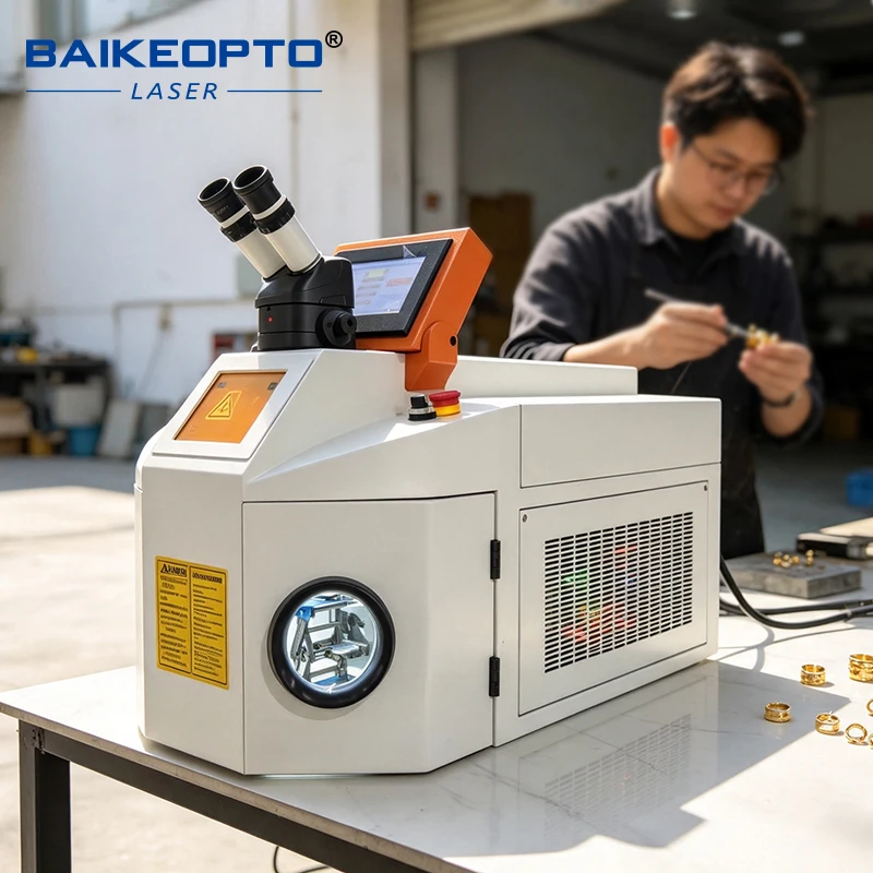 BK-JW100A Closed Cabinet Jewellery Laser Welder Binocular Microscope External HD Monitor Precious Metal Soldering Equipment
